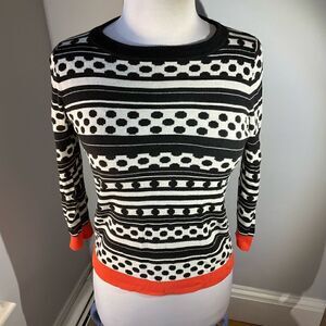 Piece of Cake Sweater, Pop Art with shocks of orange